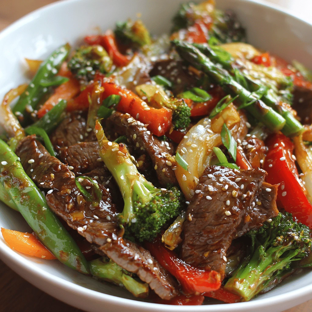 Quick Beef and Vegetable Stir-Fry