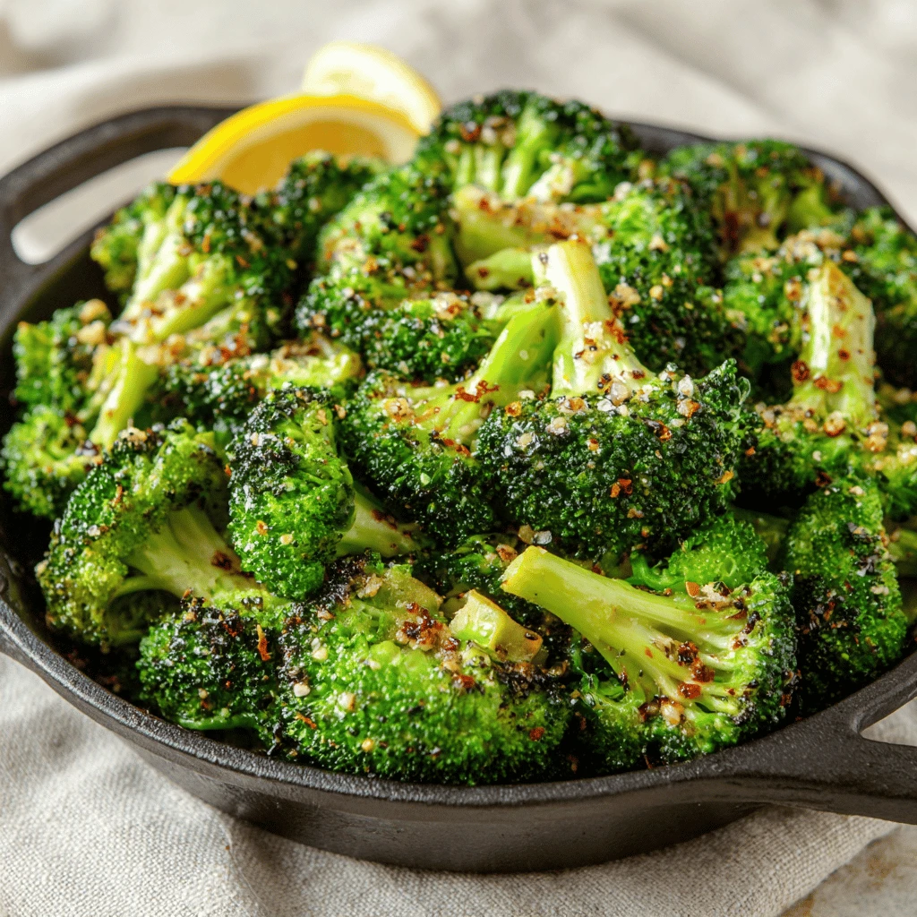 Garlic Butter Roasted Broccoli: A Crispy, Flavorful Delight