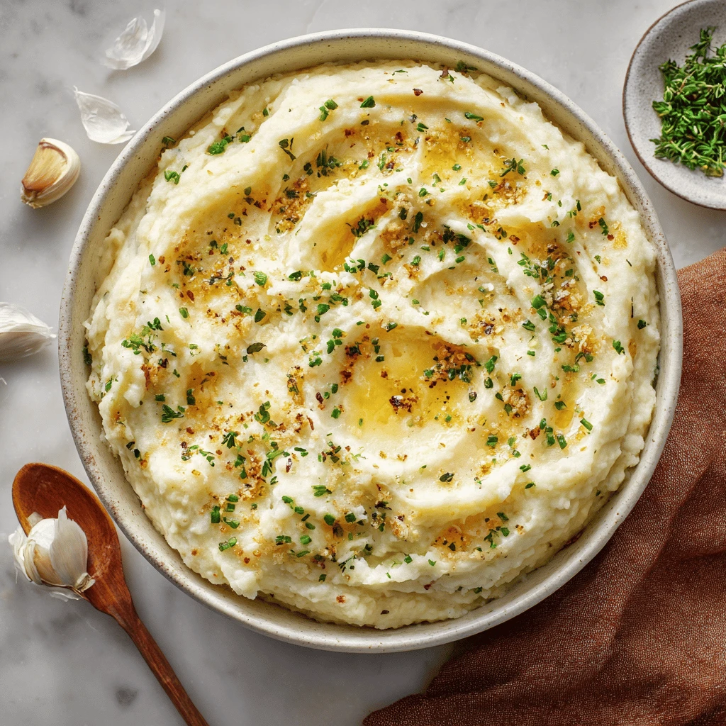Garlic Mashed Potatoes for Thanksgiving