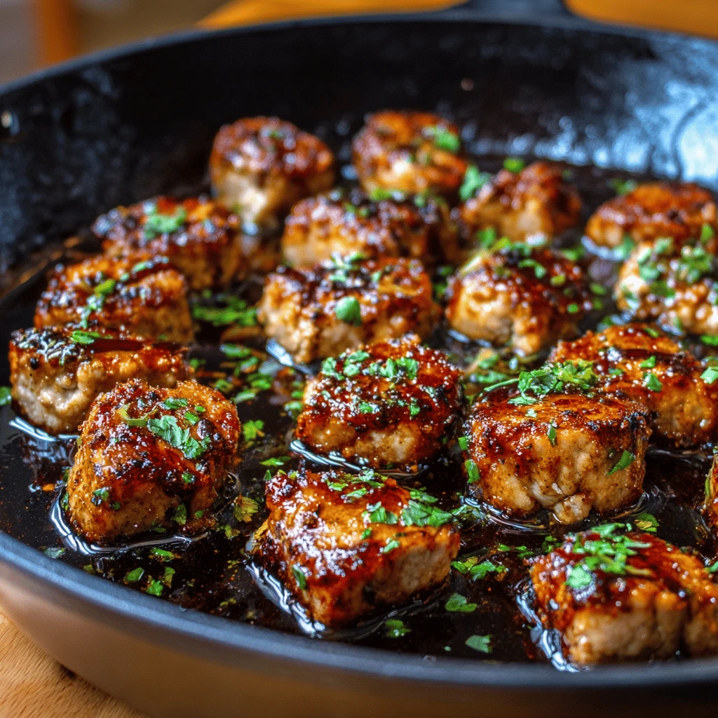 Balsamic Roasted Pork Skillet Nuggets: A Flavor Explosion in One Pan