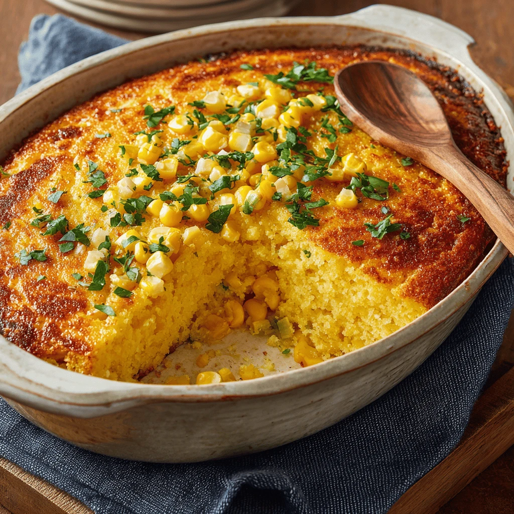 Creamy Corn Pudding Thanksgiving Side