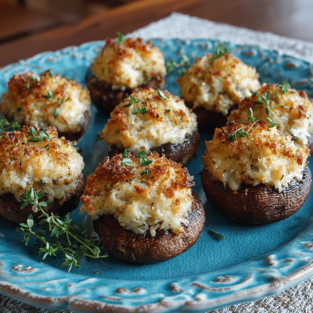Cheesy Stuffed Mushrooms: The Perfect Thanksgiving Appetizer