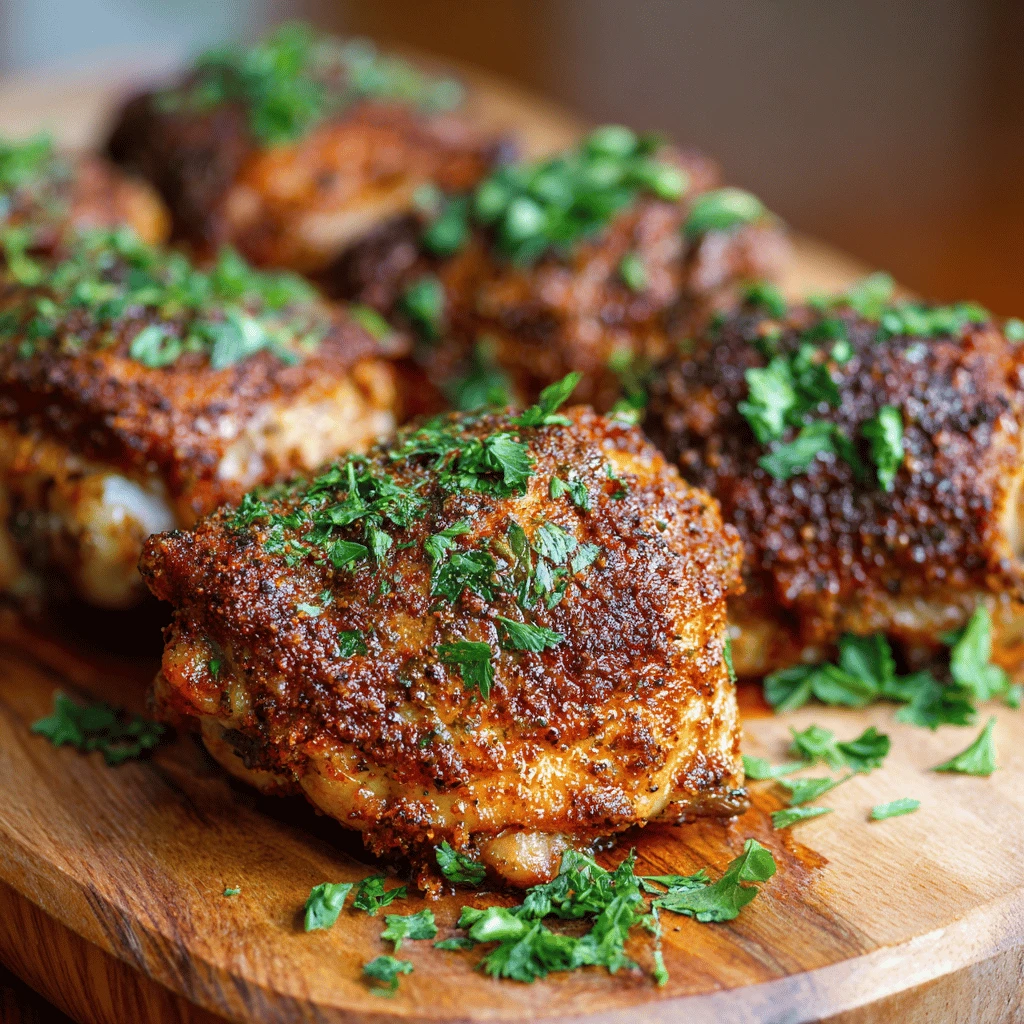 Cajun Roast Turkey Thighs for Thanksgiving