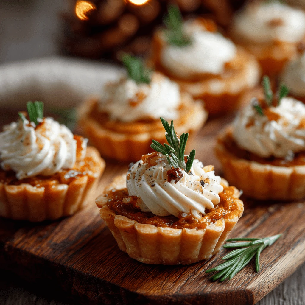 Mini Pumpkin Pies: Thanksgiving Appetizers That Delight