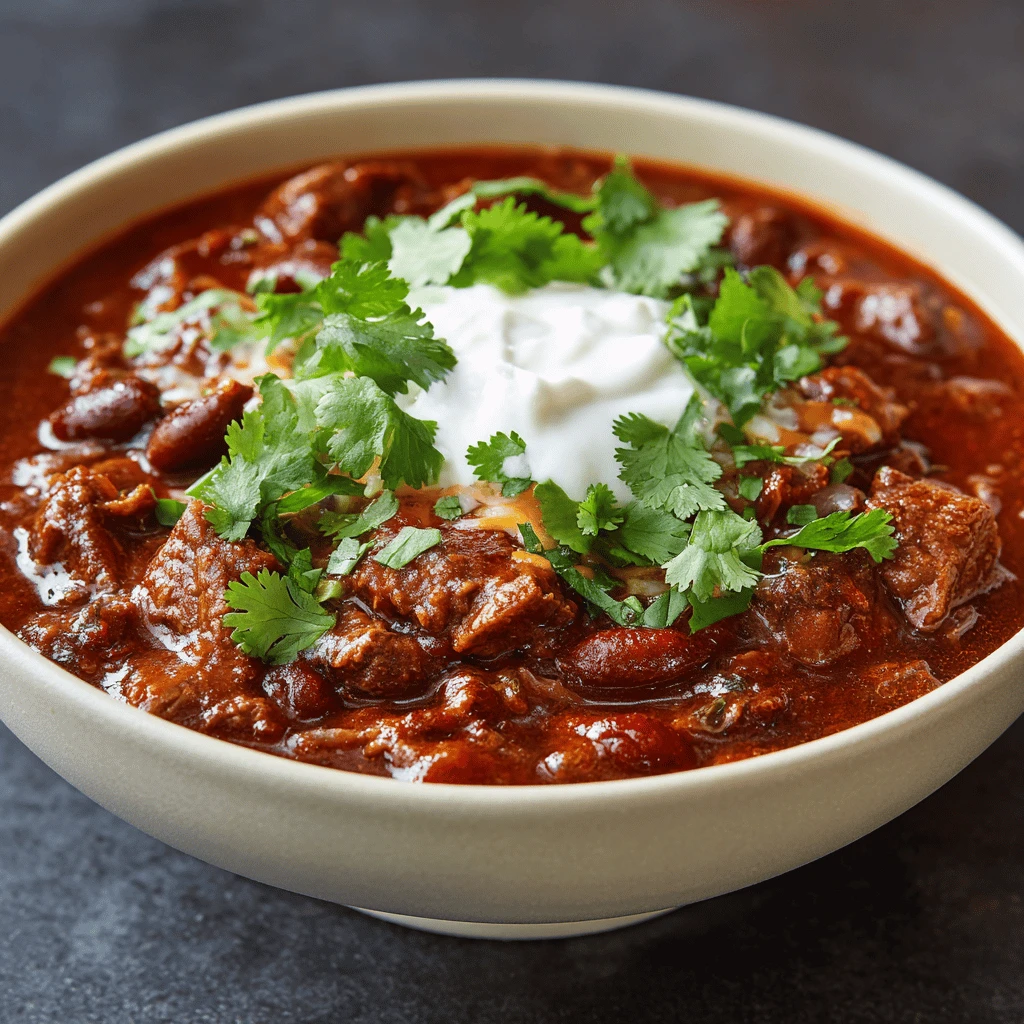Slow Cooker Beef and Bean Chili