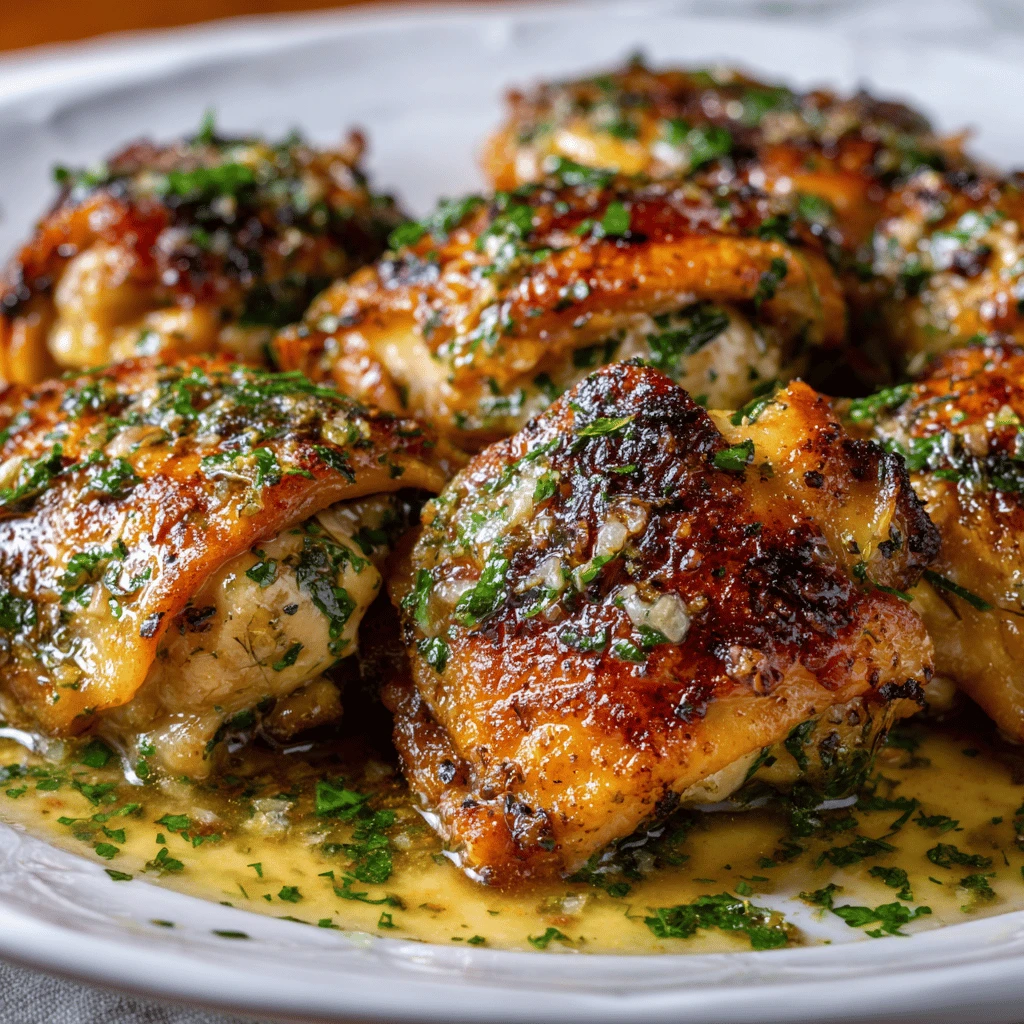 Garlic Butter Chicken Thighs: A Recipe for Flavorful Perfection