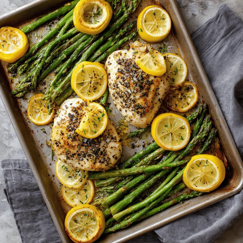 Easy Recipe Sheet Pan Lemon Chicken
