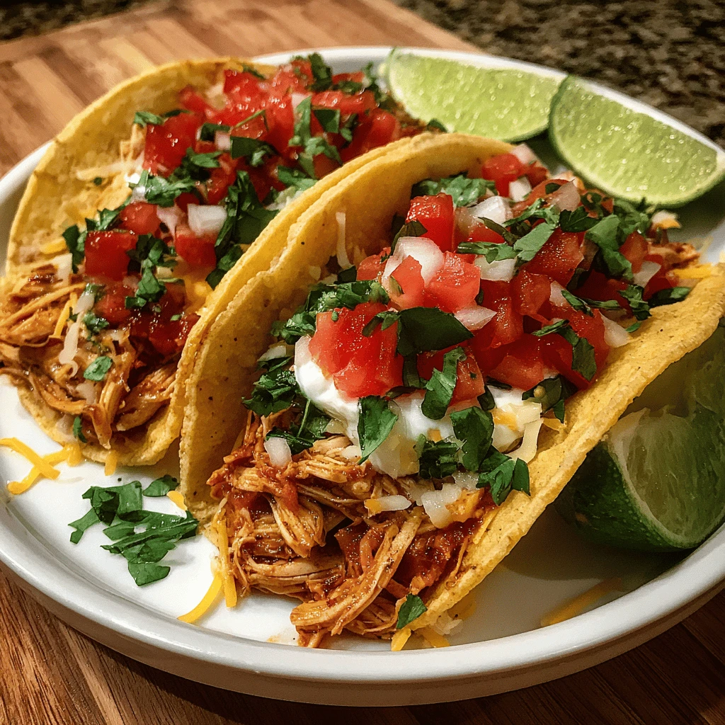 Crockpot Chicken Tacos: An Easy & Delicious Weeknight Meal