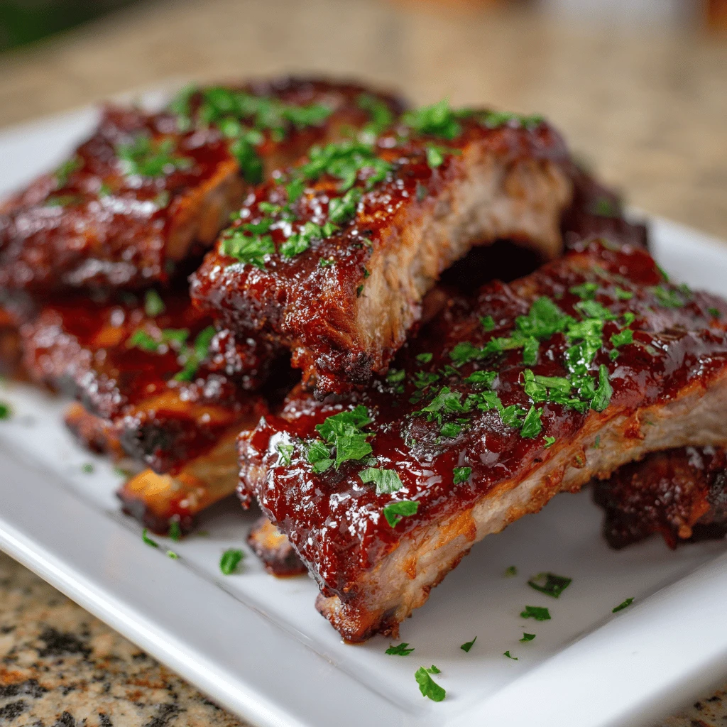 Easy Crockpot BBQ Ribs