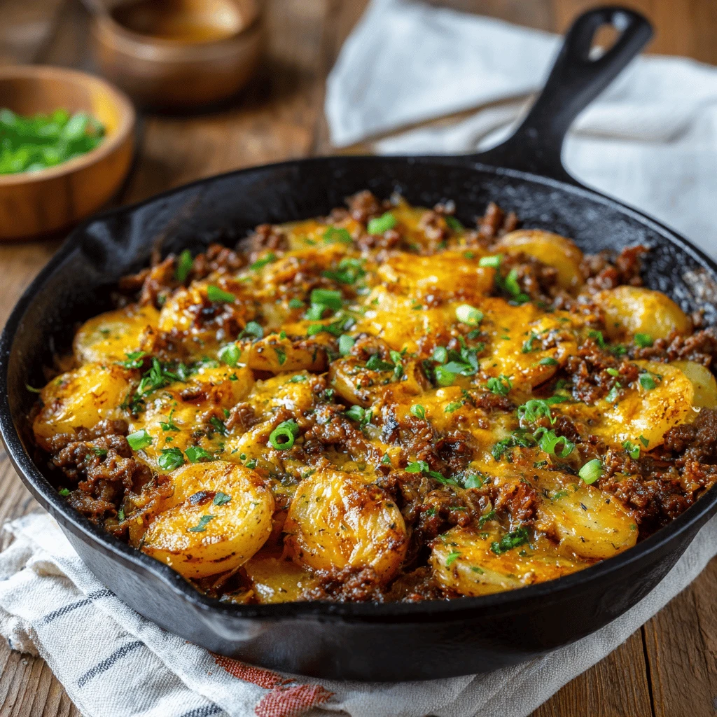 Beef and Potato Skillet: A Hearty One-Pan Meal