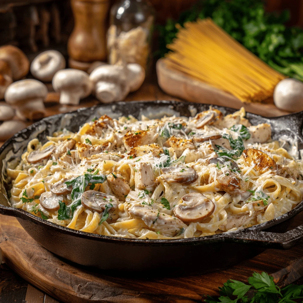 Creamy Chicken Alfredo Pasta