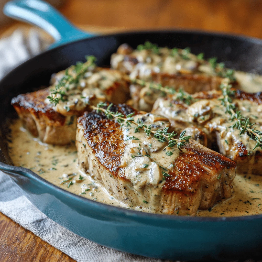 Creamy Dijon Pork Chops