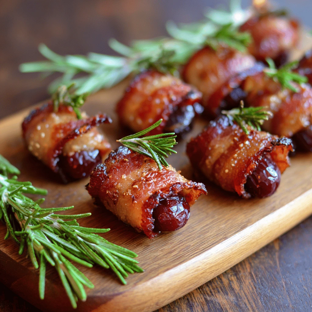 Bacon-Wrapped Dates: The Perfect Thanksgiving Appetizer