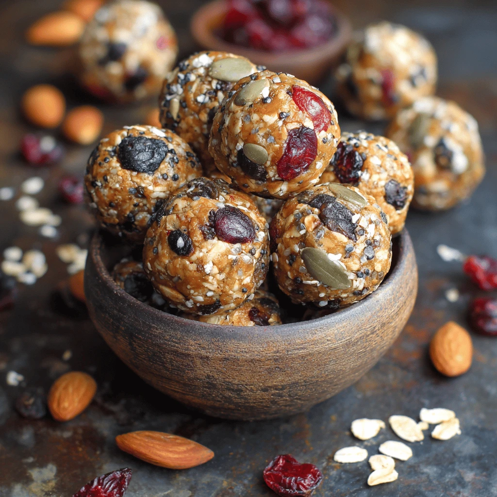 Trail Mix Energy Bites: Healthy Snacks