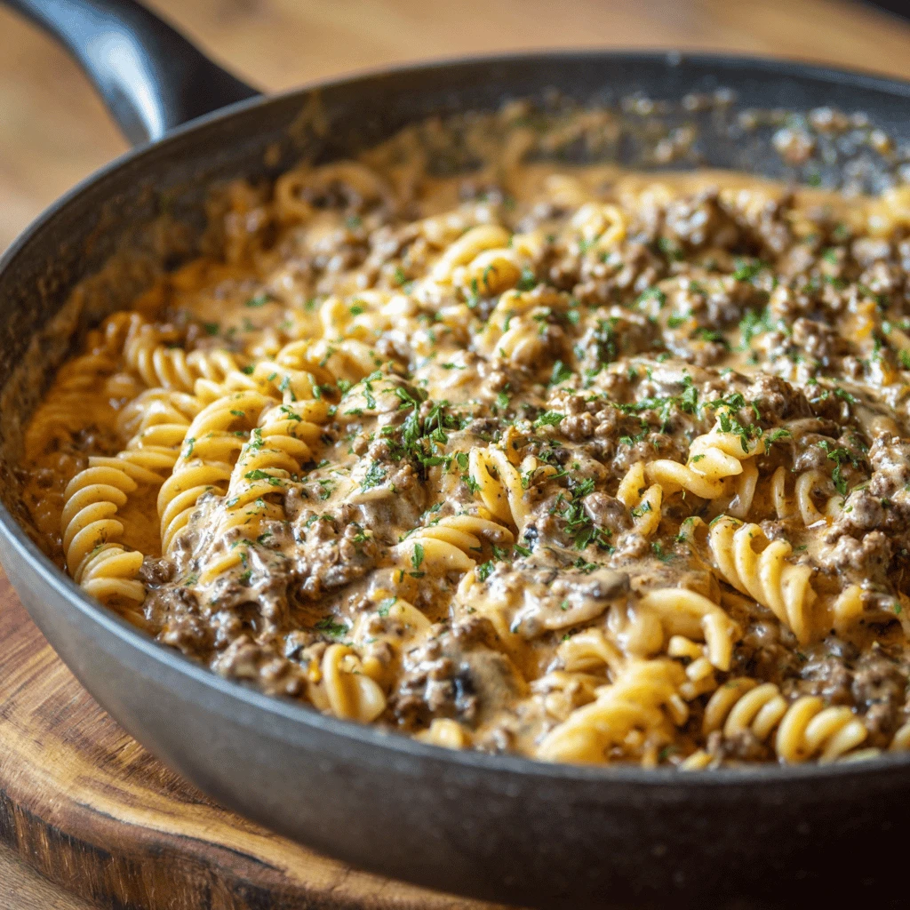 Ground Beef Stroganoff: A Creamy, Comforting Classic