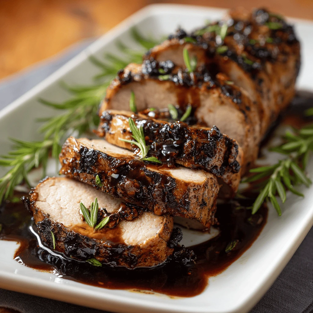 Balsamic-Glazed Pork Loin