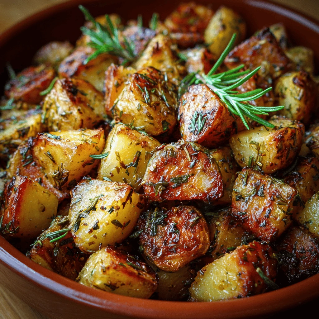 Garlic Herb Roasted Potatoes: The Perfect Thanksgiving Dish
