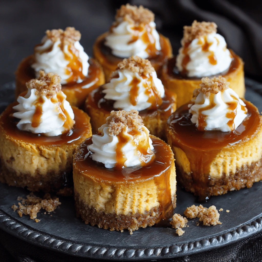 Mini Pumpkin Cheesecakes: Thanksgiving Appetizers That Impress