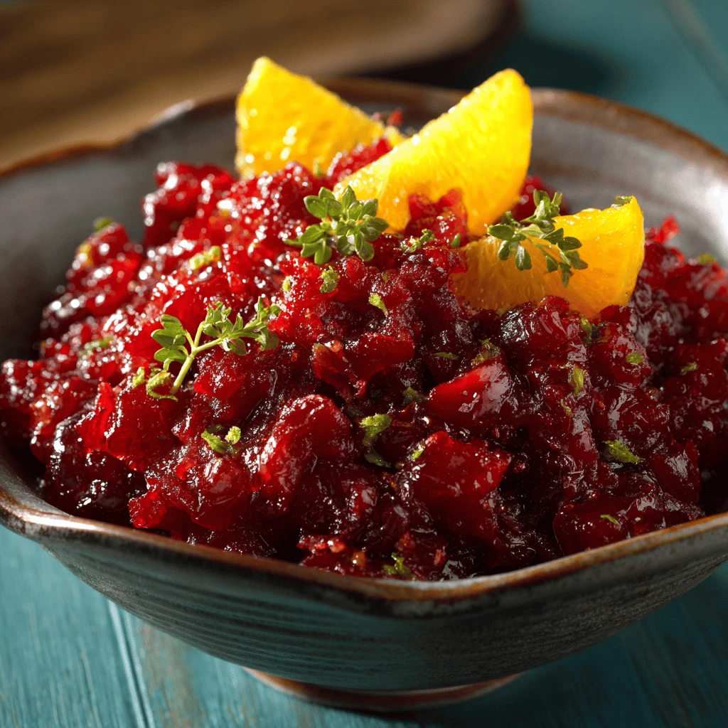 Cranberry-Orange Relish: The Thanksgiving Dish That Steals the Show