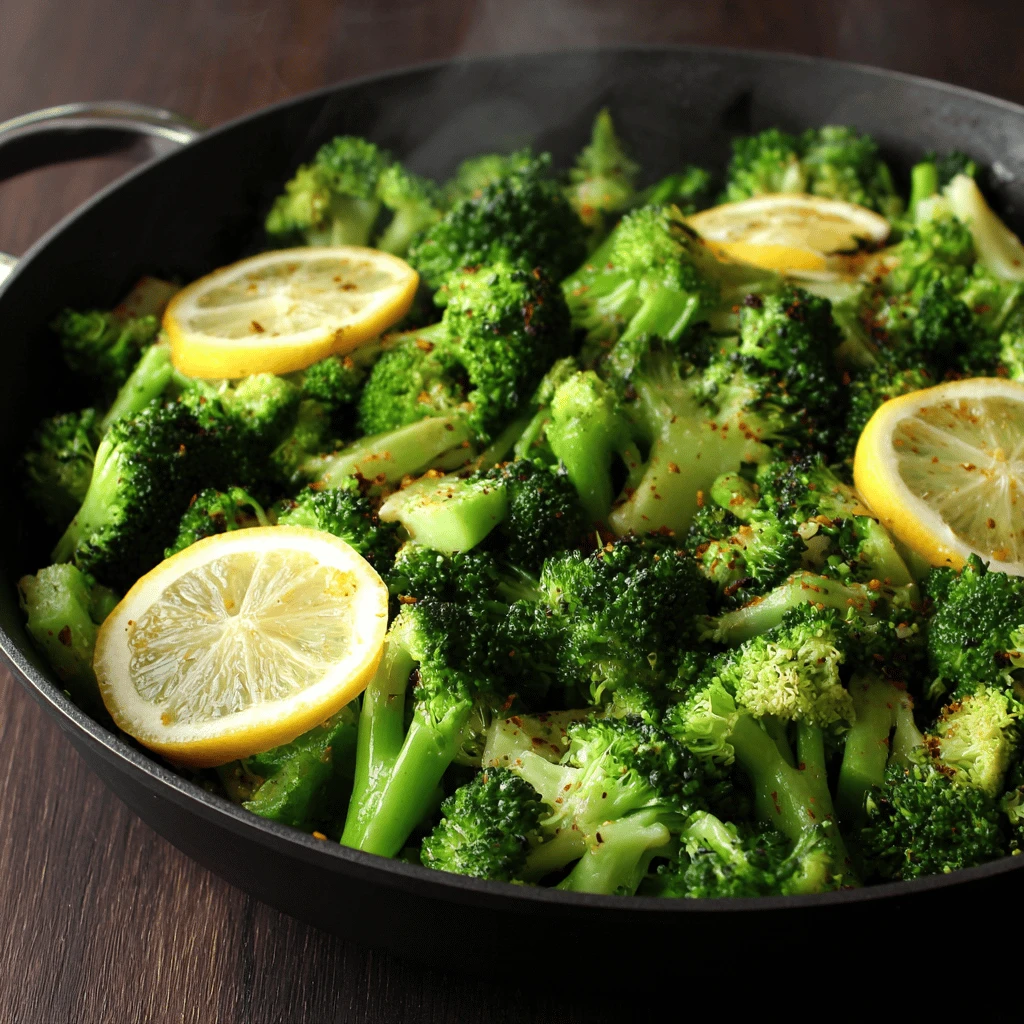 Garlic Lemon Broccoli Sauté