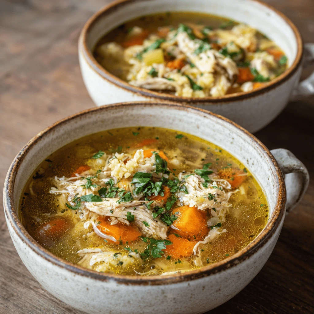 Easy Crockpot Chicken Soup