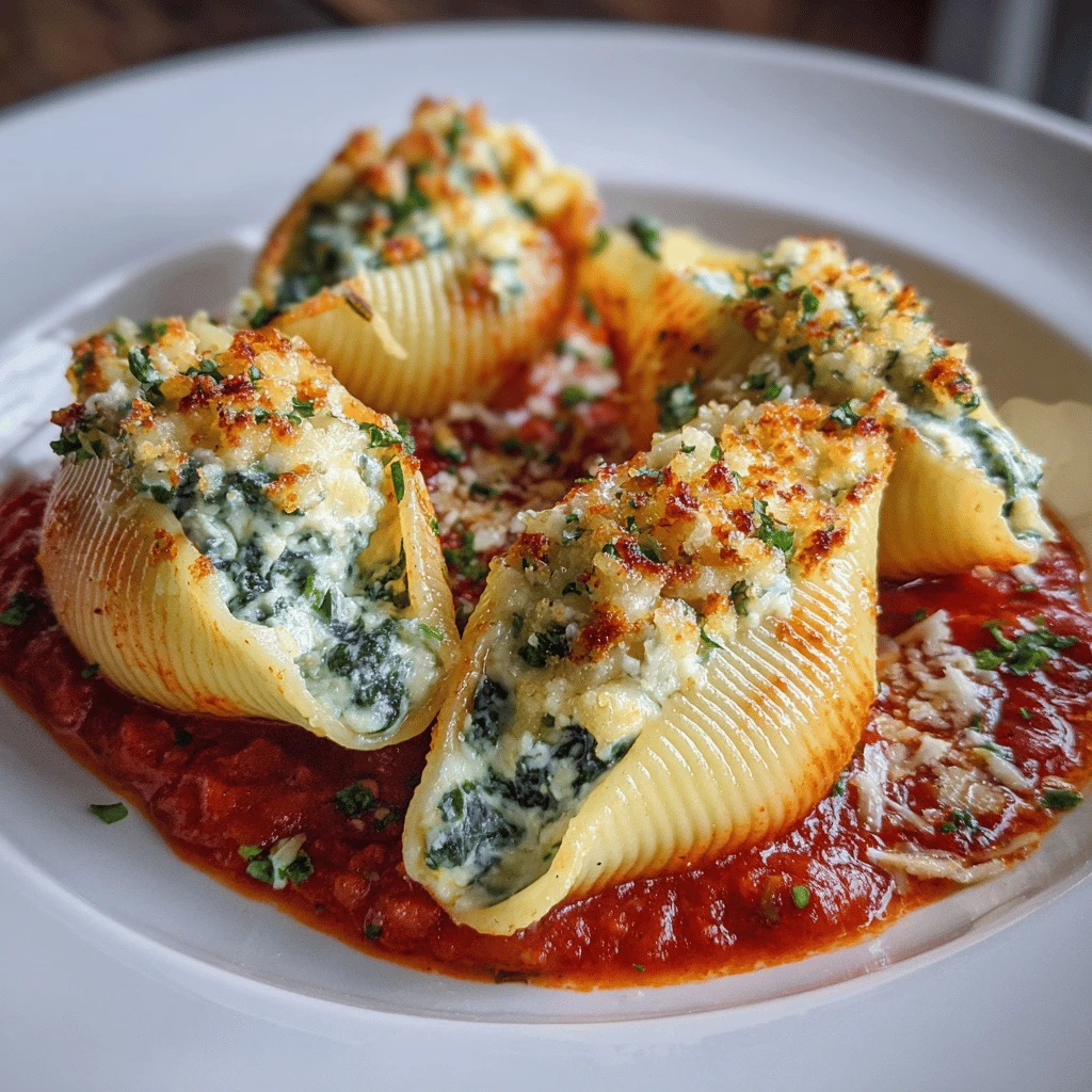Spinach and Cheese Stuffed Shells: A Comforting Classic