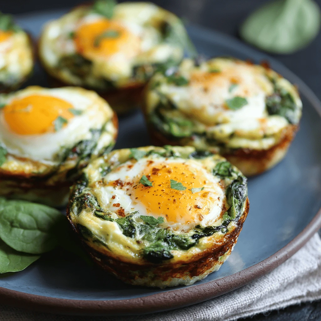 Spinach and Egg Breakfast Muffins