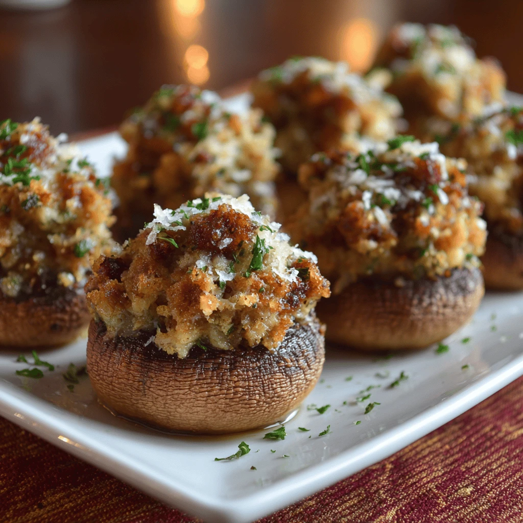 Sausage Stuffed Mushrooms: The Perfect Thanksgiving Appetizer