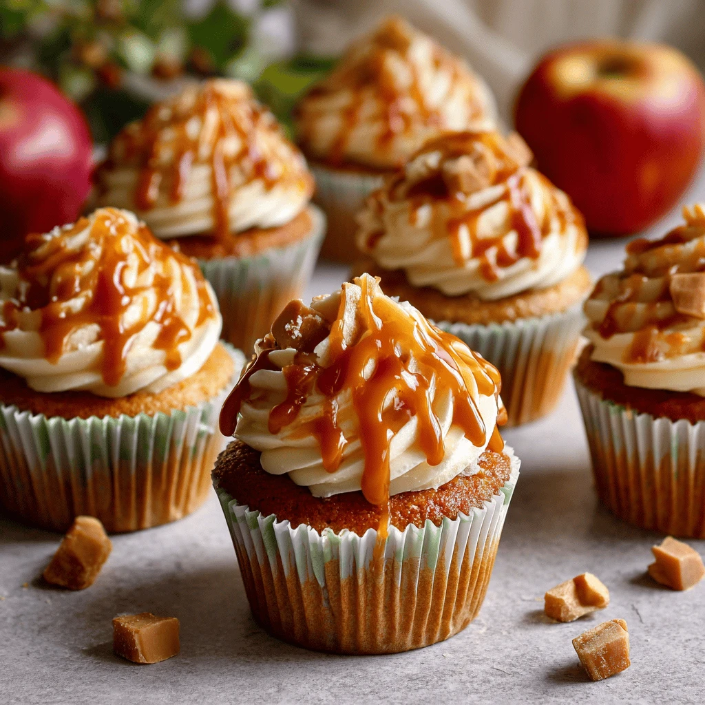 Caramel Apple Cupcakes: The Perfect Thanksgiving Dessert