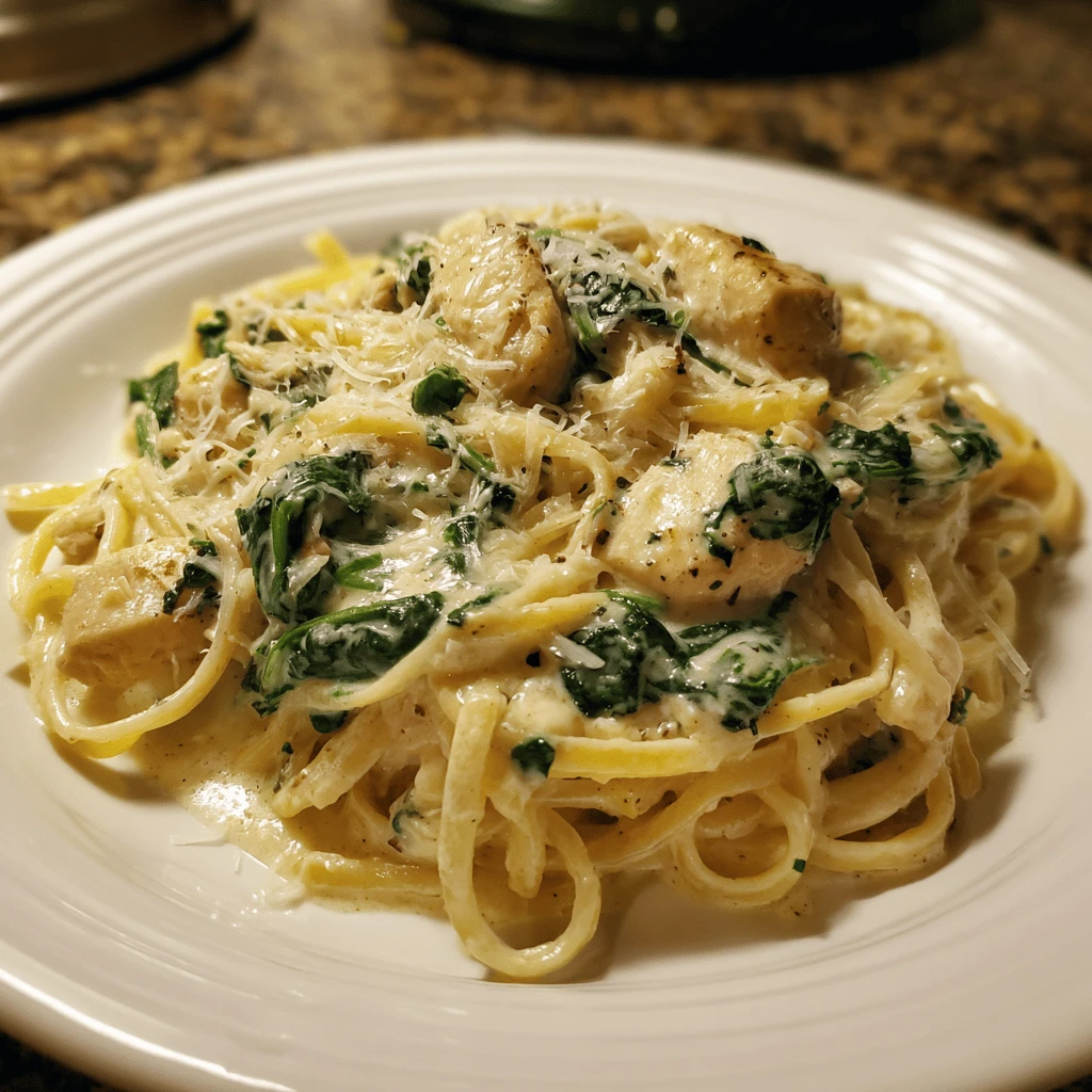 Spinach and Chicken Alfredo: A Creamy, Comforting Classic