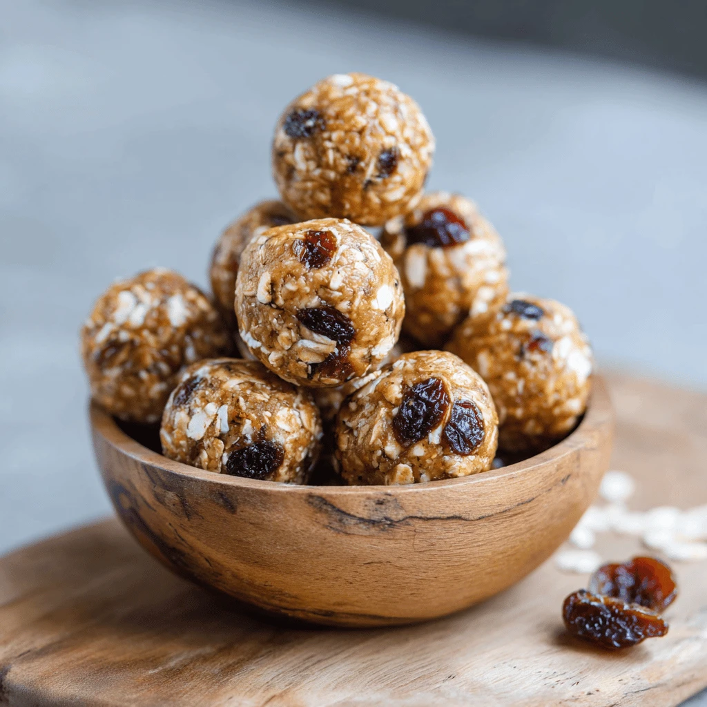 Oatmeal Raisin Energy Balls: Healthy Snacks