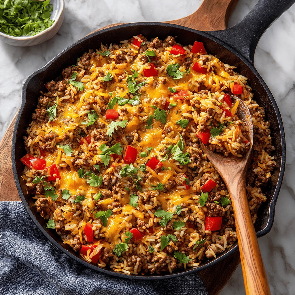 Ground Beef and Rice Skillet: A Quick, Delicious, and Versatile Meal