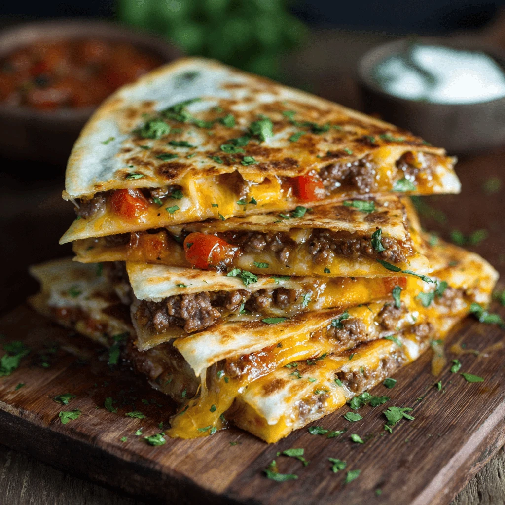 Cheesy Beef Quesadillas: A Deliciously Simple Recipe