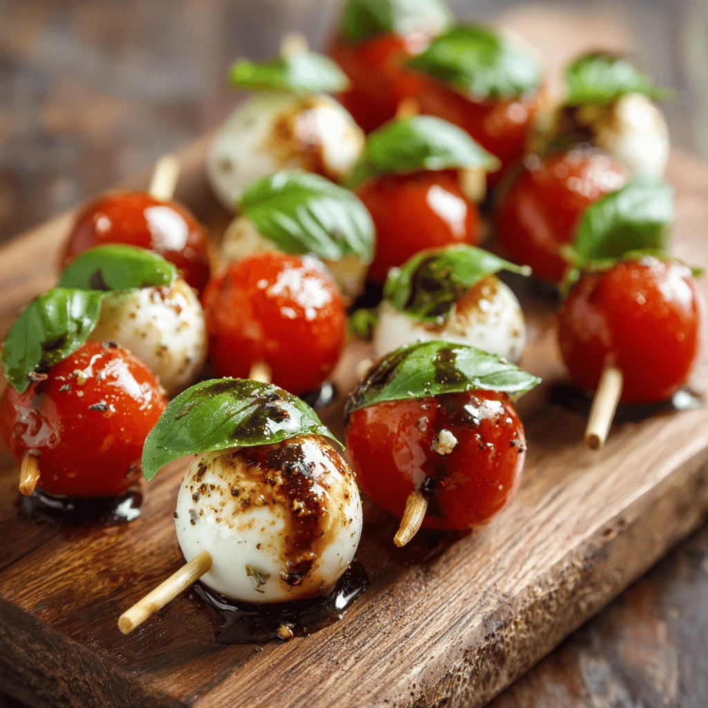 Mini Caprese Skewers: The Perfect Bite-Sized Snack