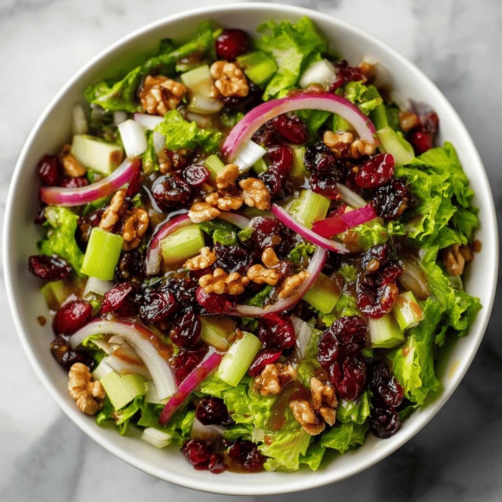 Cranberry Walnut Salad for Thanksgiving: A Festive Fall Delight