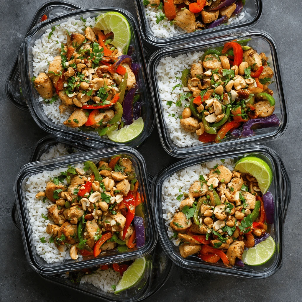 Thai Peanut Chicken Meal Prep: Your Guide to Delicious & Healthy Eating