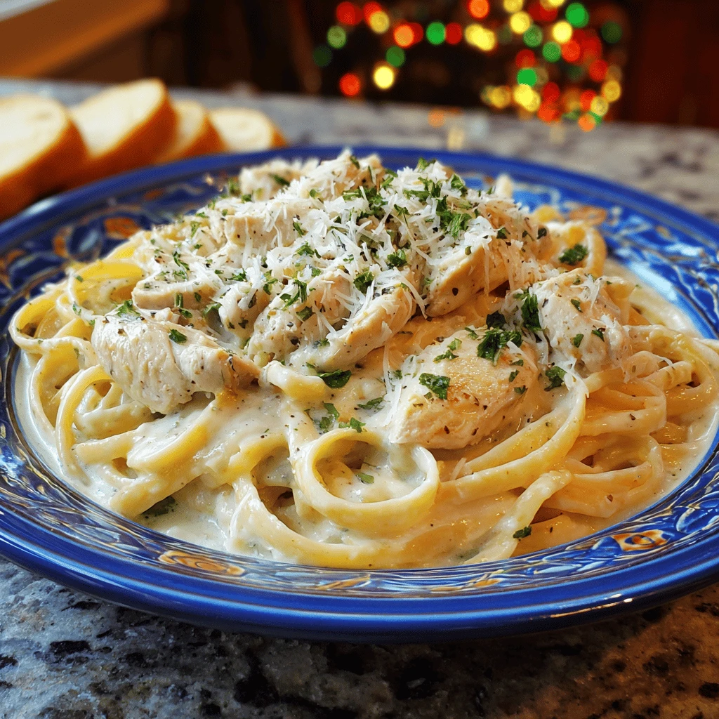 Slow Cooker Chicken Alfredo