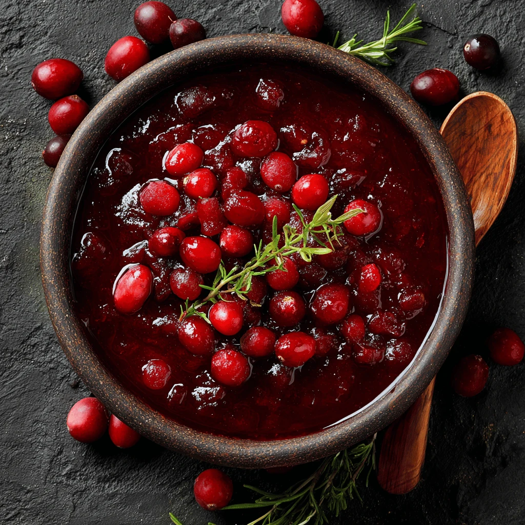 Spiced Cranberry Sauce for Thanksgiving: A Festive Fall Favorite