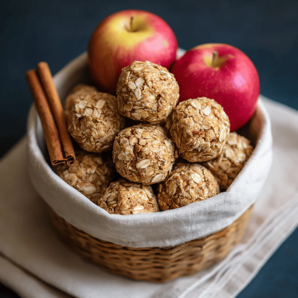 Apple Cinnamon Oat Bites: Healthy Snacks