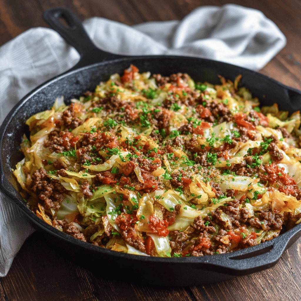 Ground Beef Cabbage Skillet: A Quick, Delicious, and Healthy Meal