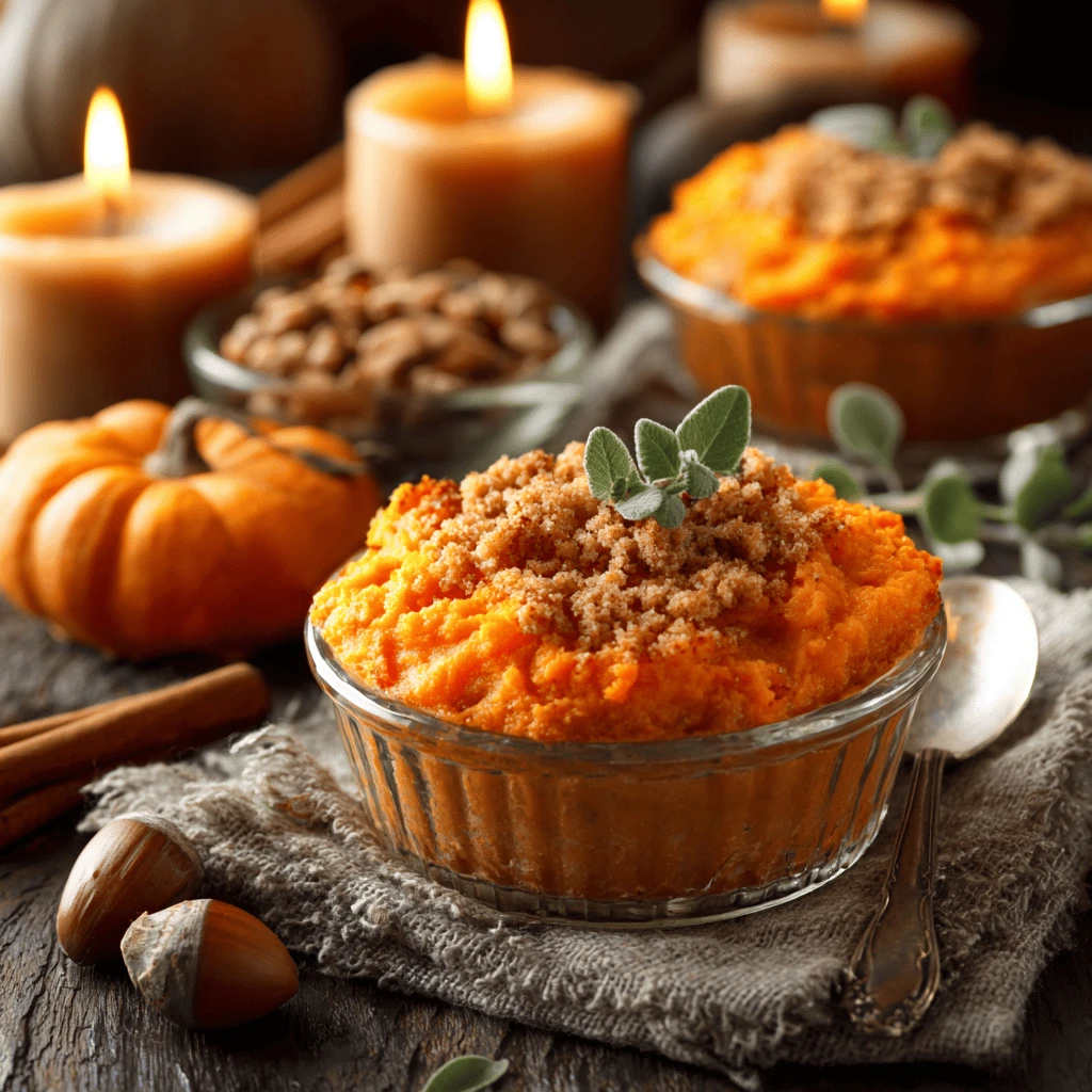 Pumpkin Sweet Potato Casserole Thanksgiving Recipes