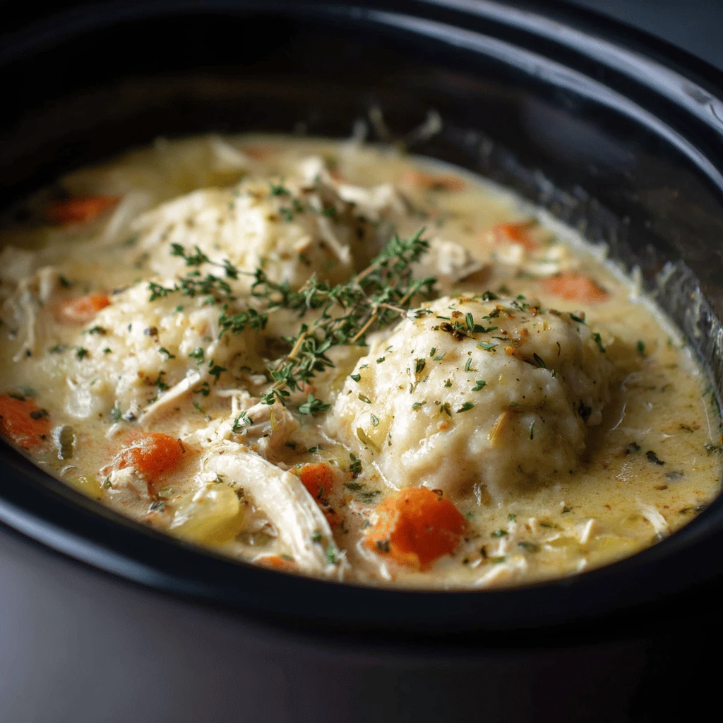 Crockpot Chicken and Dumplings