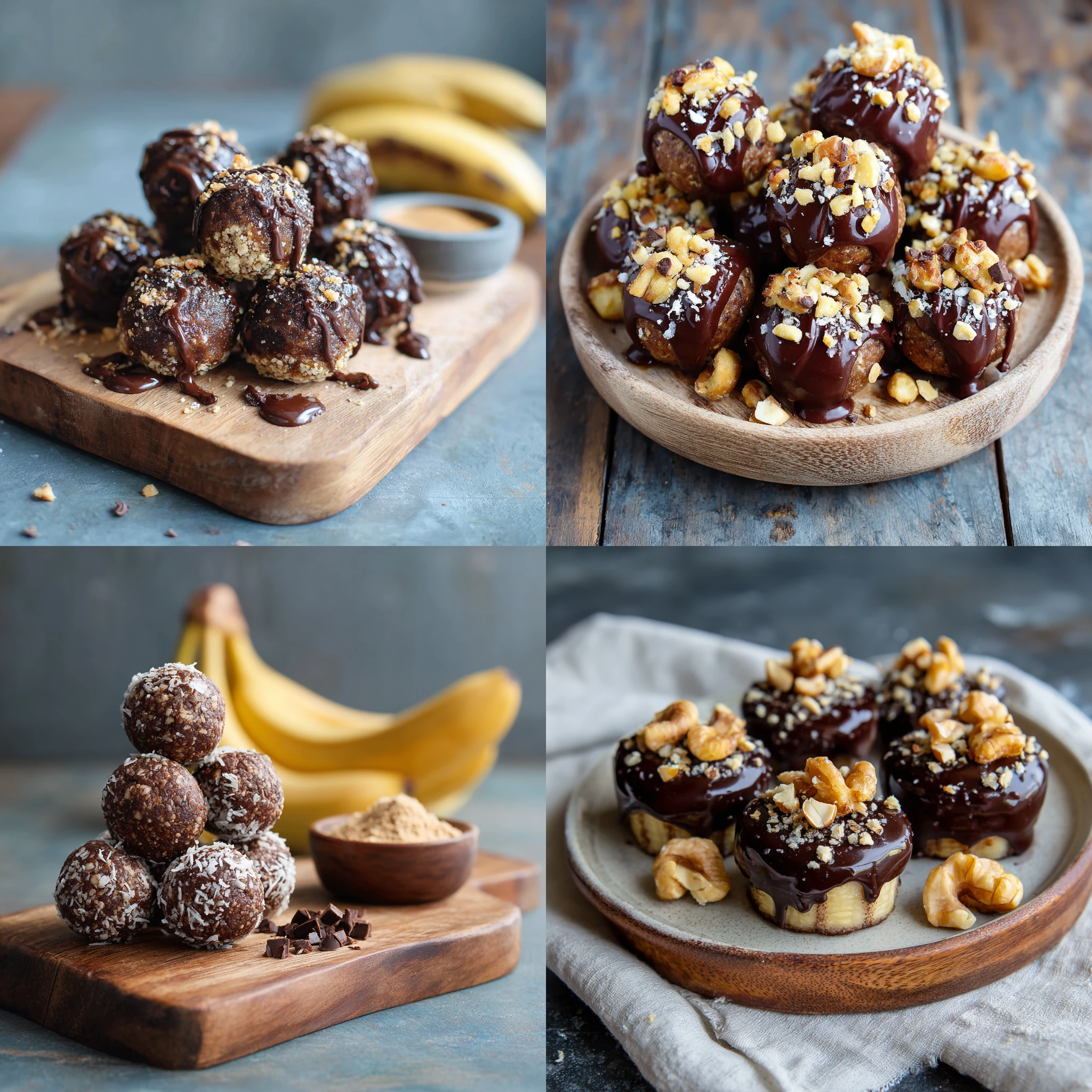 Chocolate Banana Bites: Healthy Snacks