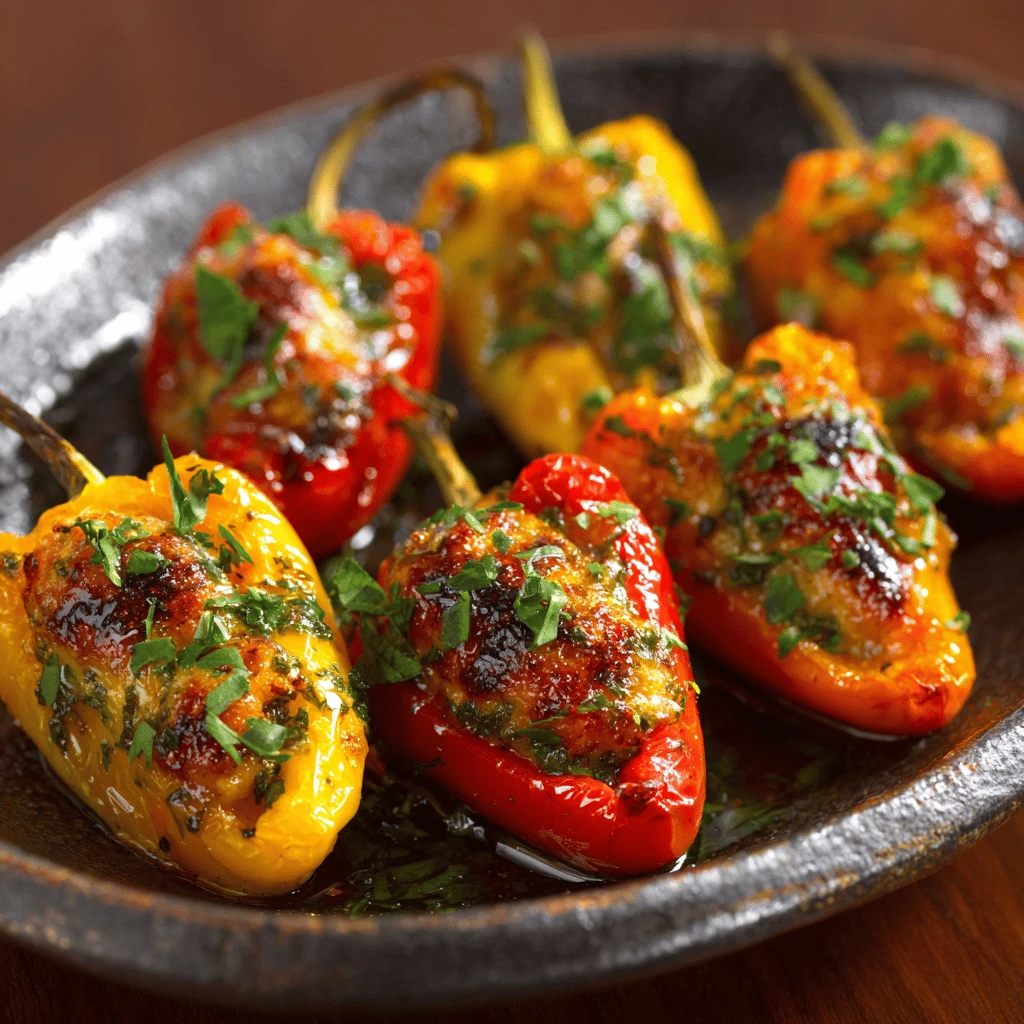 Stuffed Mini Peppers for Thanksgiving: A Festive & Flavorful Appetizer
