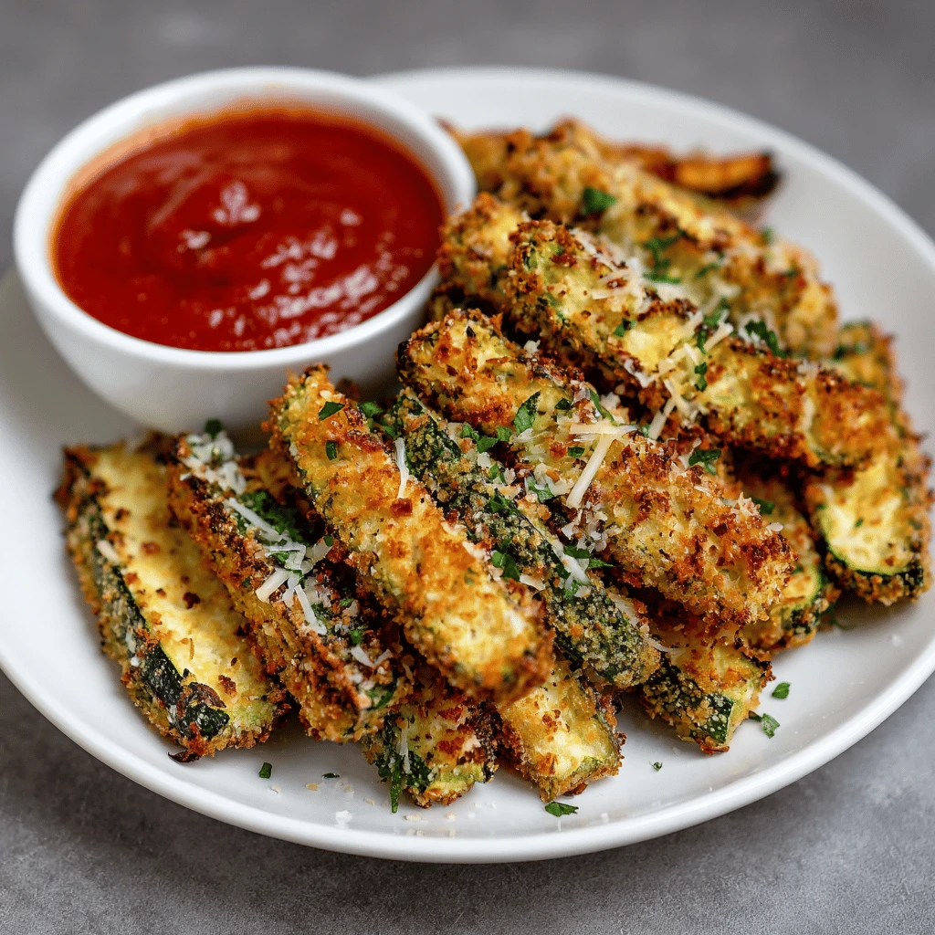 Baked Zucchini Fries: Healthy Snacks