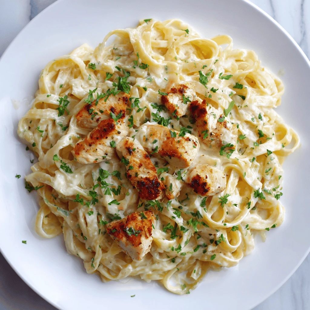 Easy Recipe Chicken Alfredo Pasta