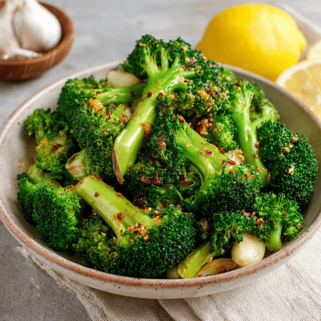 Lemon Garlic Broccoli: A Flavorful and Nutritious Side Dish