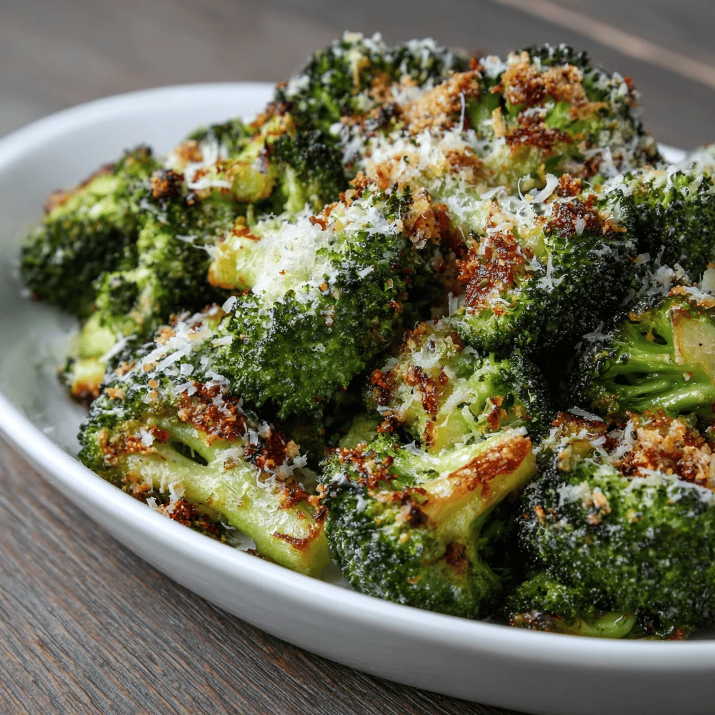 Parmesan Roasted Broccoli for Thanksgiving