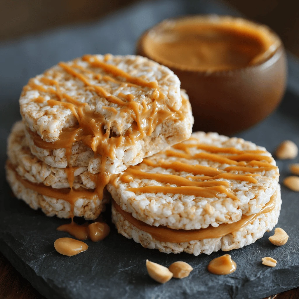 Rice Cake with Peanut Butter Snack: A Healthy and Delicious Treat