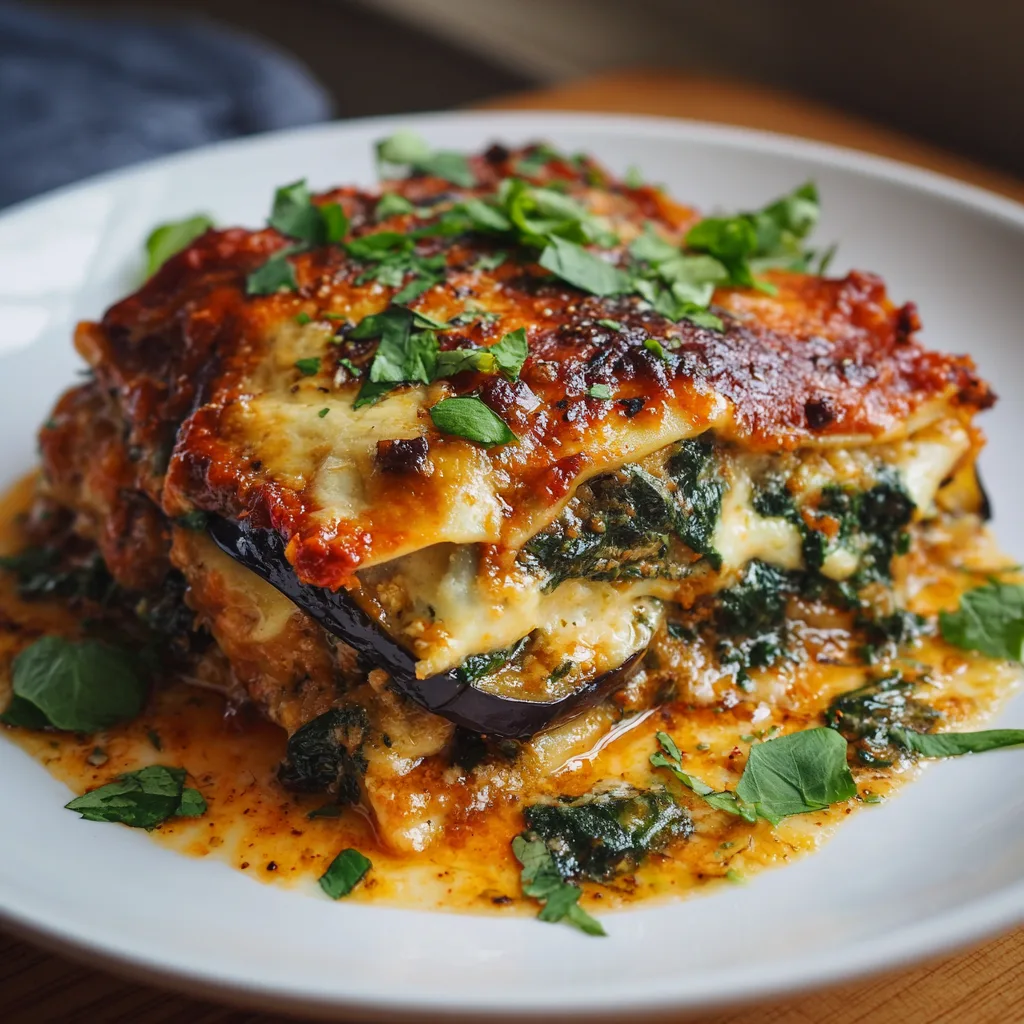 Spinach and Eggplant Lasagna
3